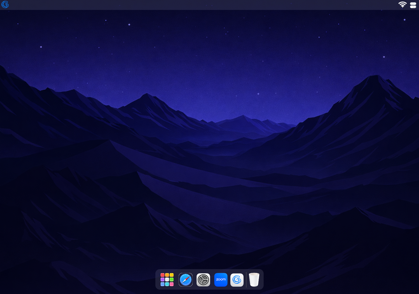 macOS demo frame